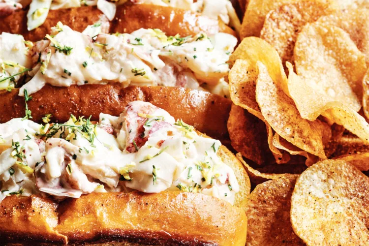 Lobster rolls with a bit  of a flavor-boosting soak